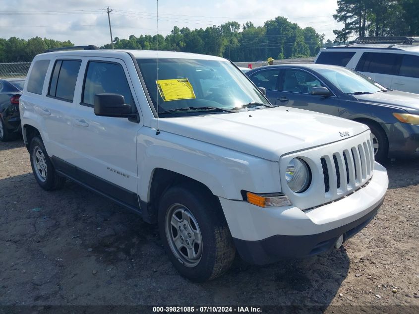 2016 JEEP PATRIOT SPORT