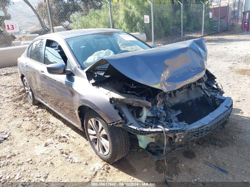 2015 HONDA ACCORD LX