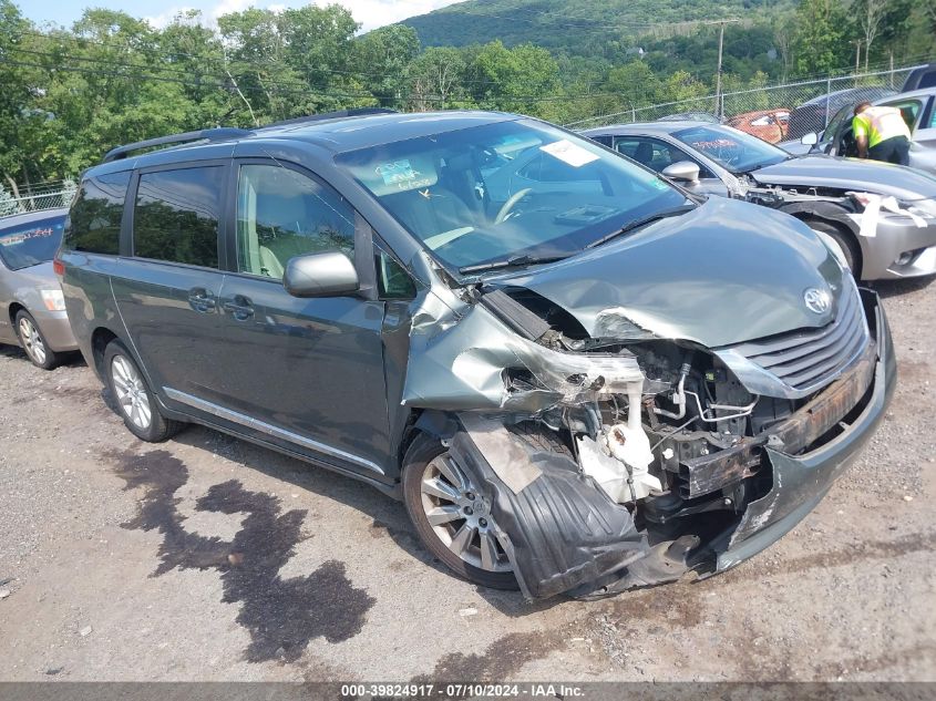 2014 TOYOTA SIENNA XLE 7 PASSENGER