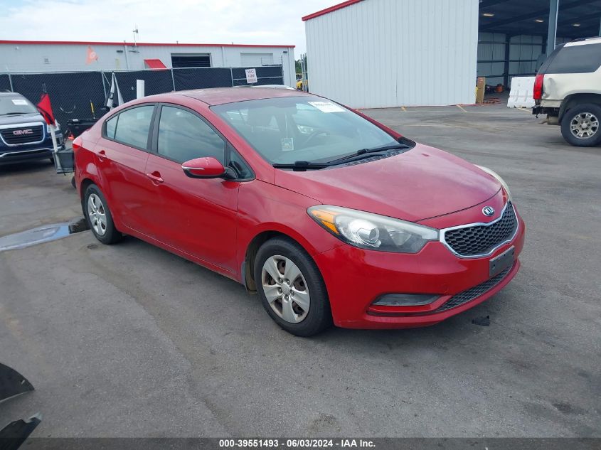 2015 KIA FORTE LX