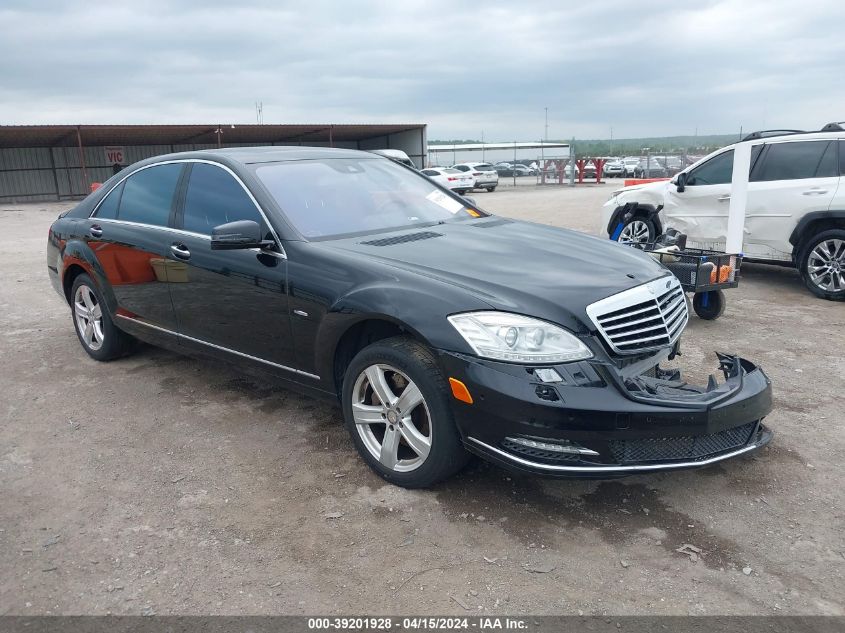 2012 MERCEDES-BENZ S 550 4MATIC