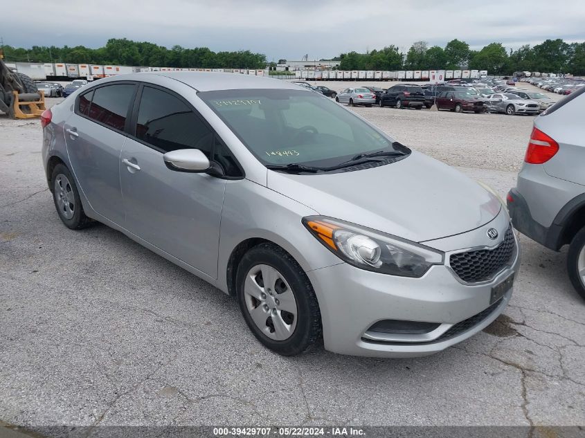 2015 KIA FORTE LX