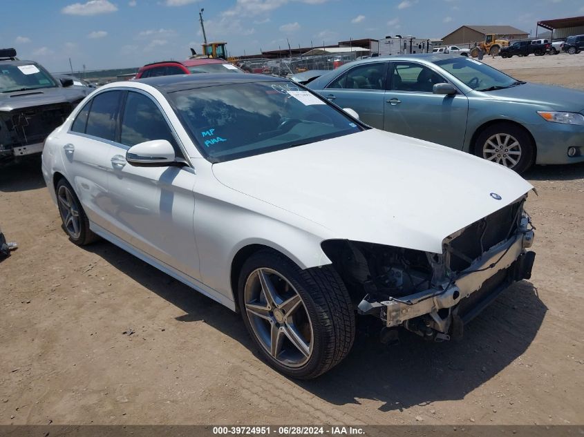 2016 MERCEDES-BENZ C 300 4MATIC/LUXURY 4MATIC/SPORT 4MATIC