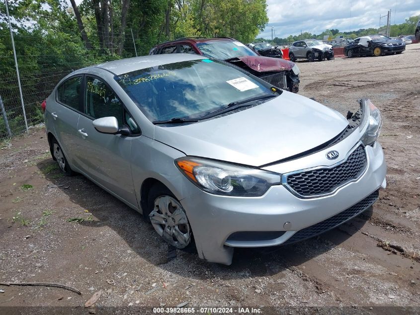 2016 KIA FORTE LX