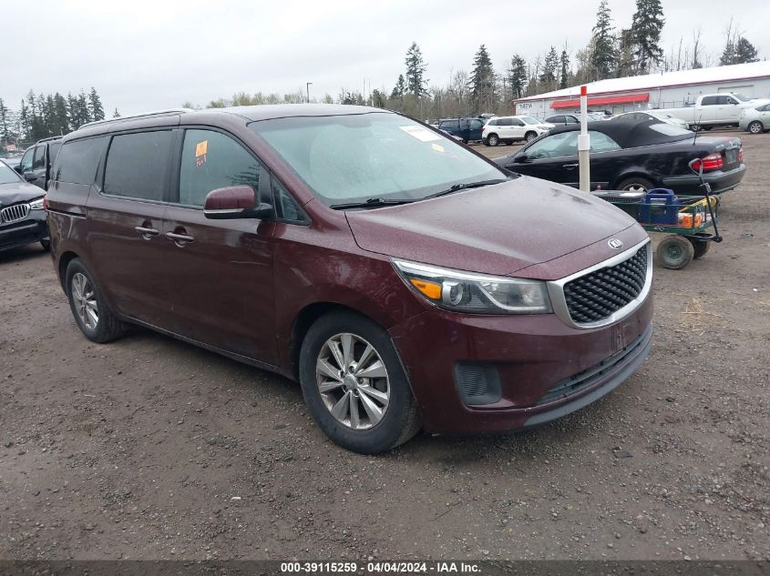 2016 KIA SEDONA LX