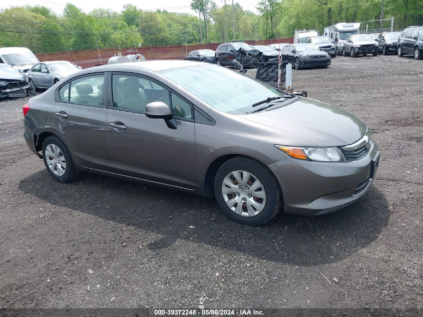 2012 HONDA CIVIC LX