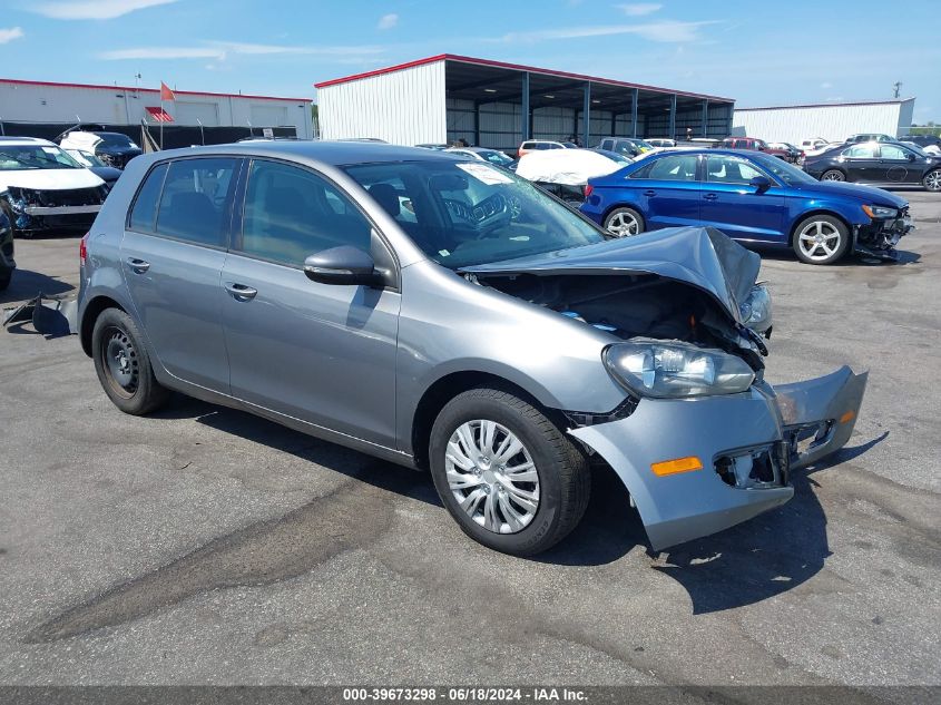 2013 VOLKSWAGEN GOLF 2.5L 4-DOOR