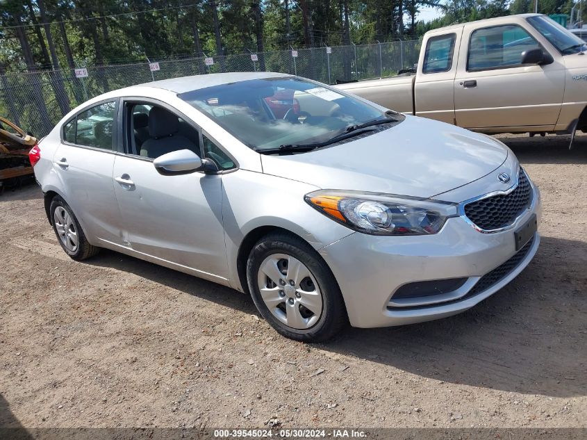 2016 KIA FORTE LX