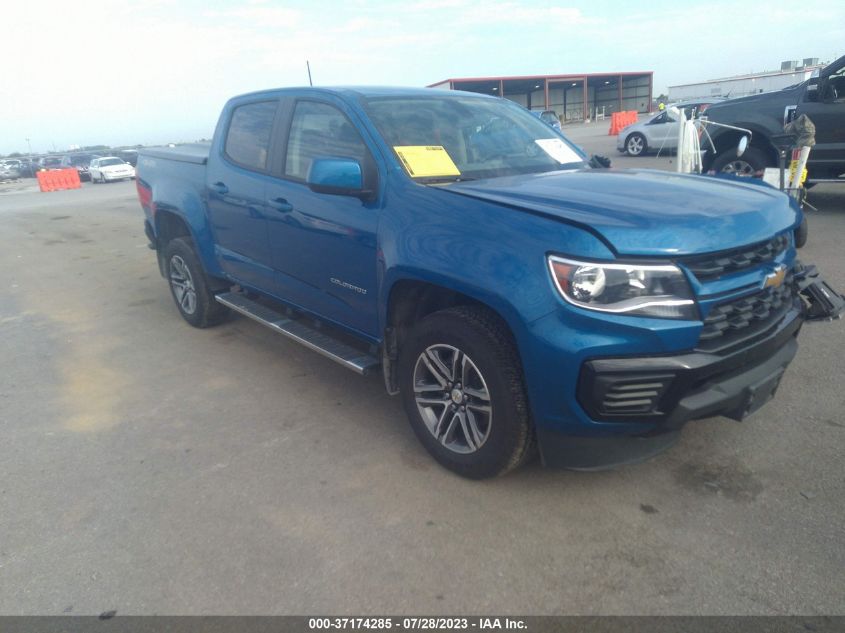 2021 CHEVROLET COLORADO 4WD  SHORT BOX WT