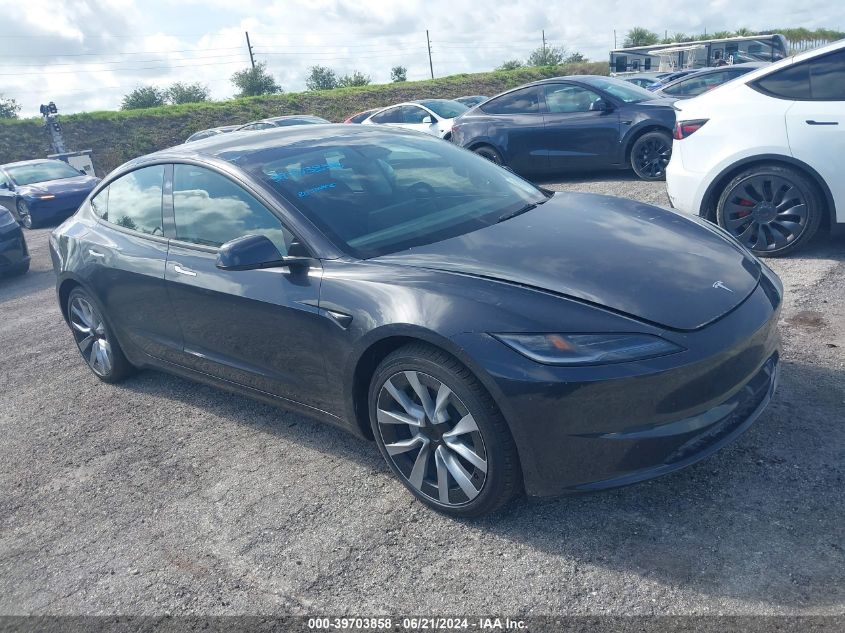 2024 TESLA MODEL 3 REAR-WHEEL DRIVE