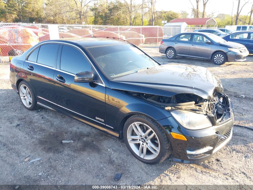 2013 MERCEDES-BENZ C 300 LUXURY 4MATIC/SPORT 4MATIC