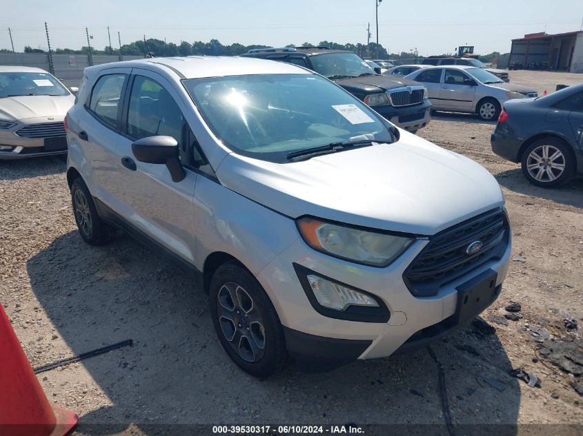 2018 FORD ECOSPORT S