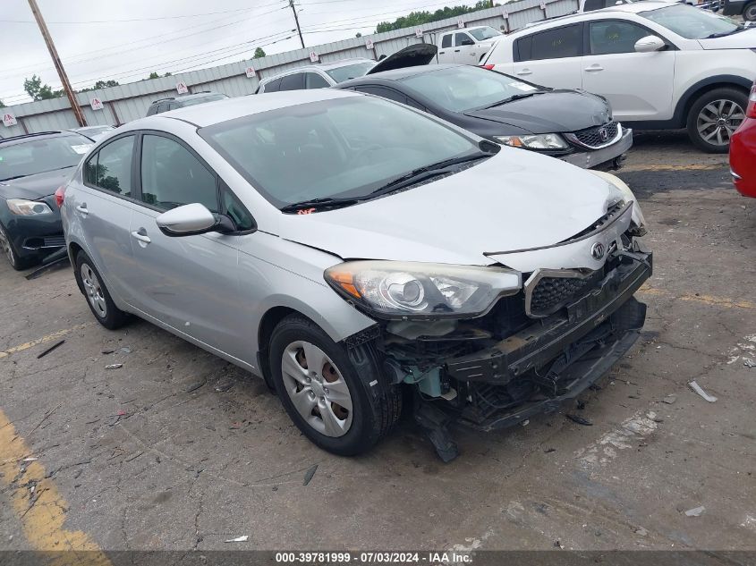 2016 KIA FORTE LX