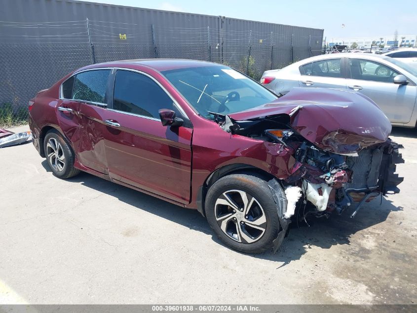 2017 HONDA ACCORD LX