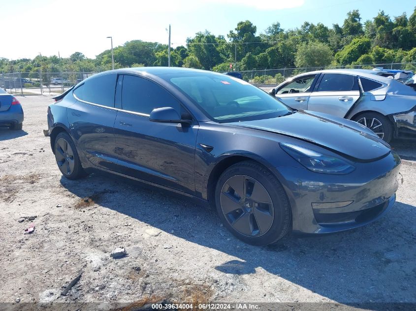 2023 TESLA MODEL 3 REAR-WHEEL DRIVE