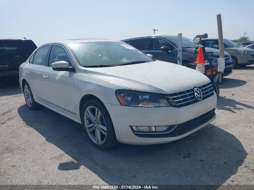 2013 VOLKSWAGEN PASSAT 2.0L TDI SEL PREMIUM