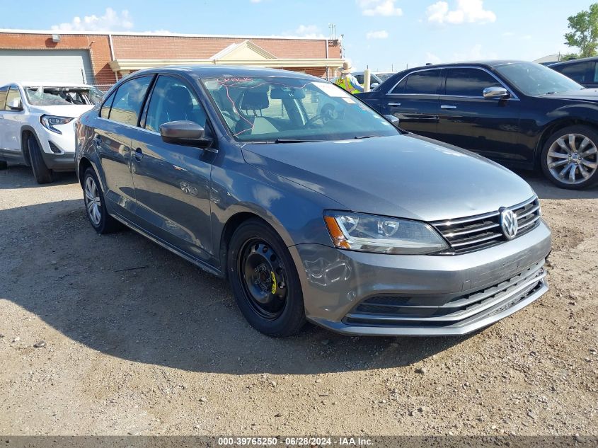 2017 VOLKSWAGEN JETTA 1.4T S