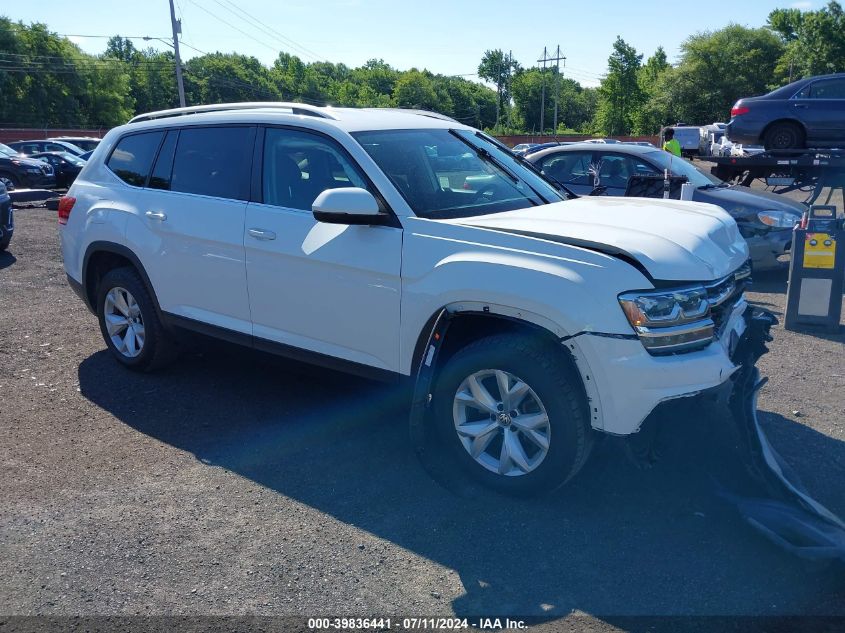 2018 VOLKSWAGEN ATLAS 3.6L V6 S