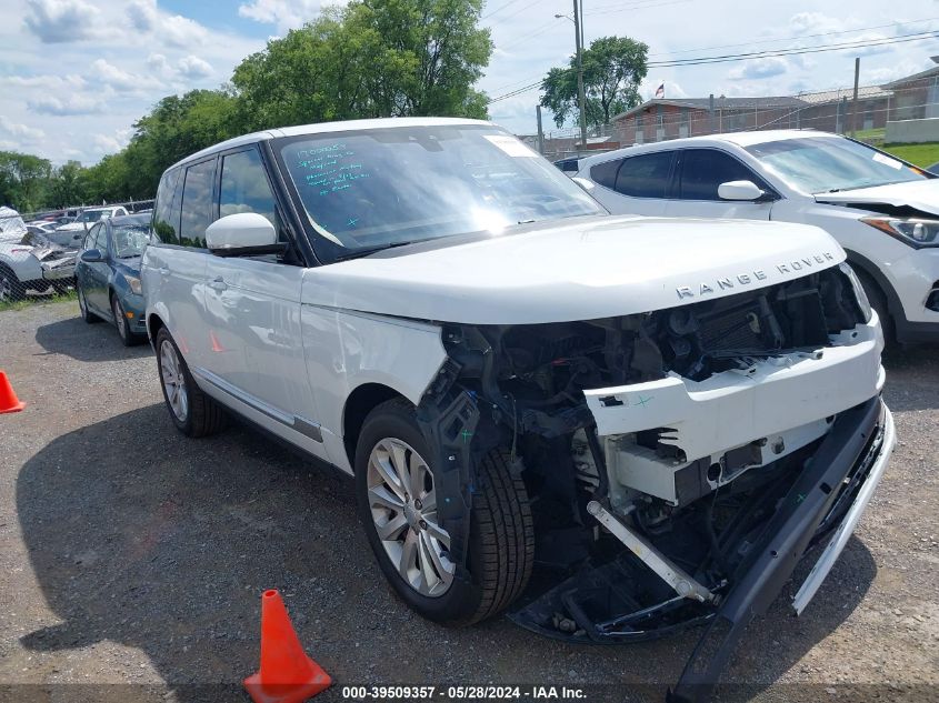 2017 LAND ROVER RANGE ROVER 3.0L V6 SUPERCHARGED HSE