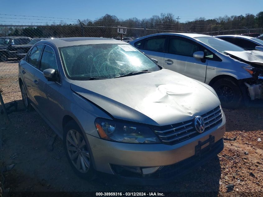 2013 VOLKSWAGEN PASSAT 2.5L SEL/2.5L SEL PREMIUM