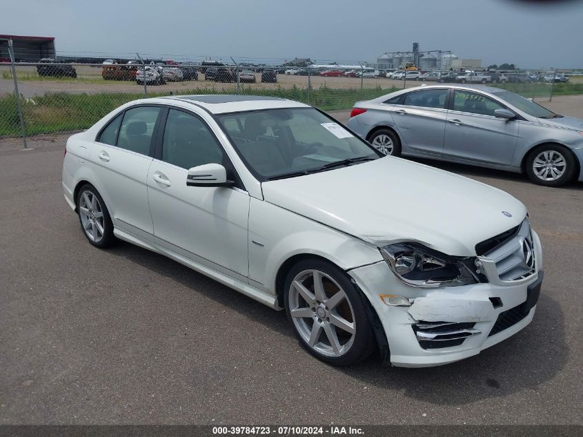 2012 MERCEDES-BENZ C 250 LUXURY/SPORT