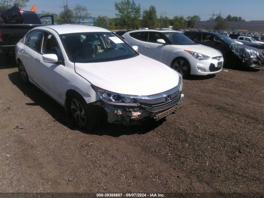 2016 HONDA ACCORD LX