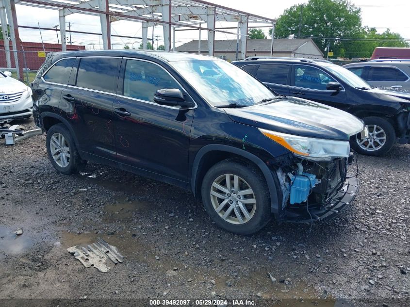 2014 TOYOTA HIGHLANDER LE V6