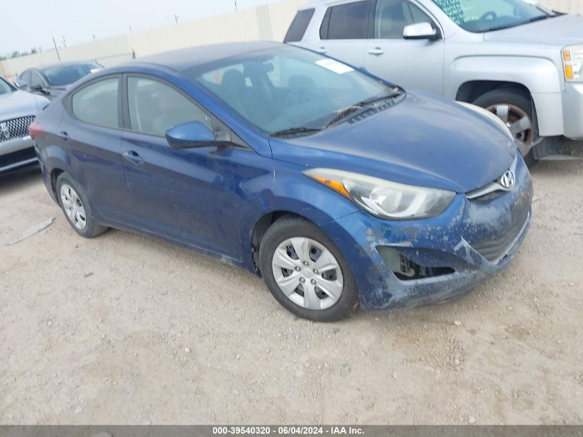 2016 HYUNDAI ELANTRA SE