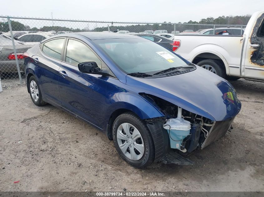 2016 HYUNDAI ELANTRA SE