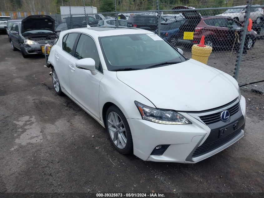 2015 LEXUS CT 200H