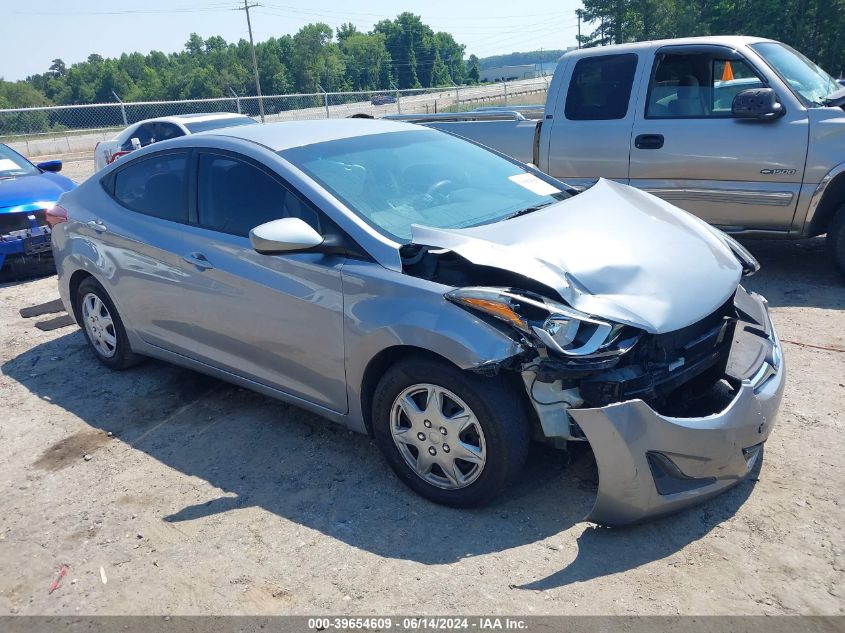 2016 HYUNDAI ELANTRA SE