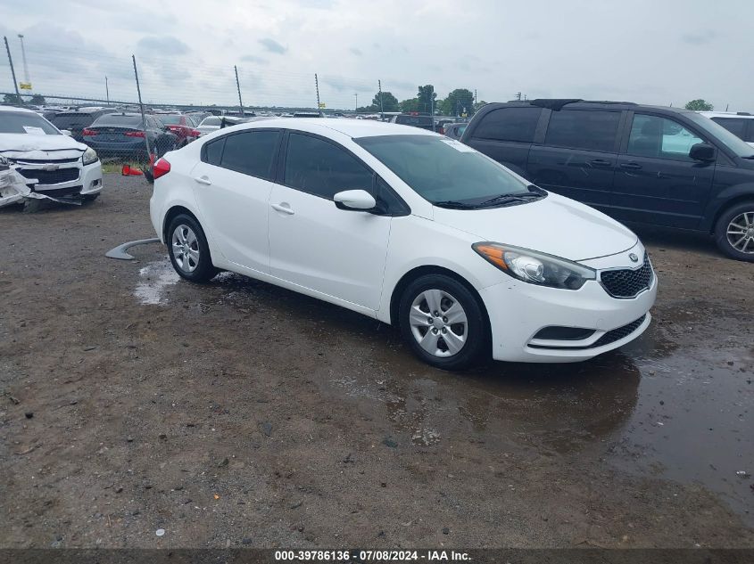 2016 KIA FORTE LX