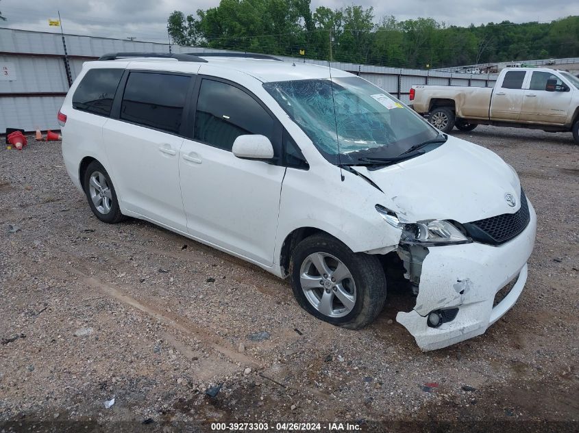 2012 TOYOTA SIENNA LE V6 8 PASSENGER