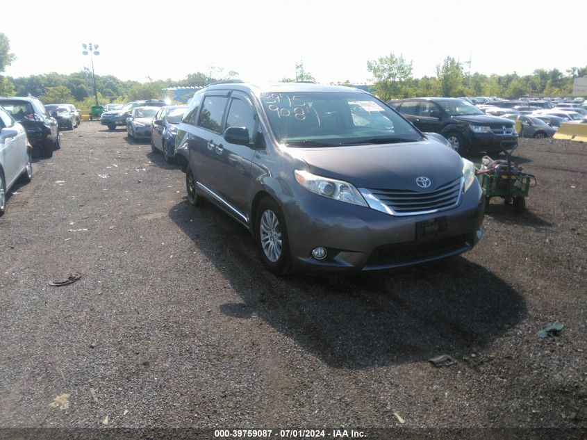 2016 TOYOTA SIENNA XLE/LIMITED