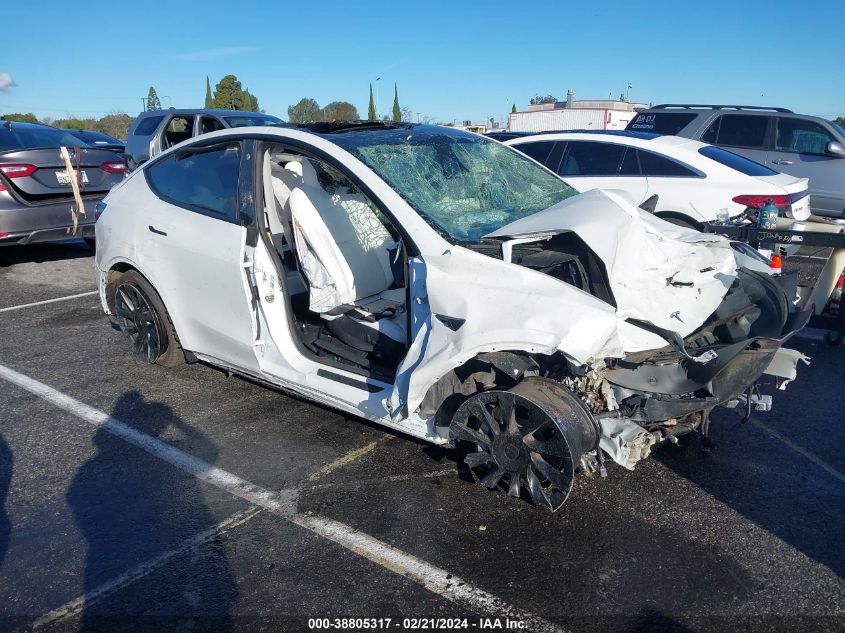 2022 TESLA MODEL Y LONG RANGE DUAL MOTOR ALL-WHEEL DRIVE