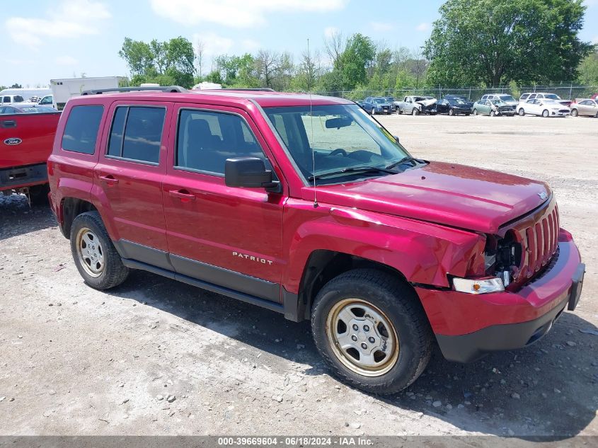 2015 JEEP PATRIOT SPORT