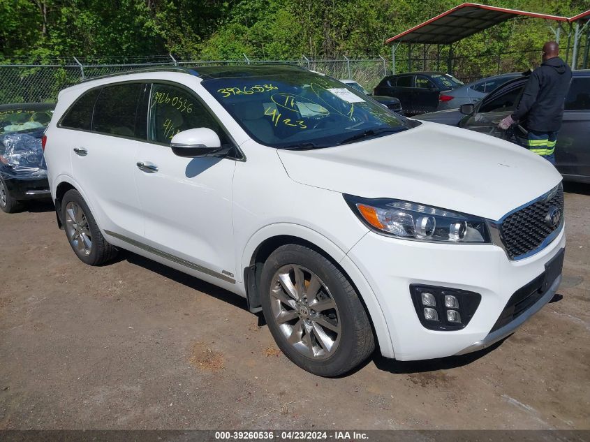 2016 KIA SORENTO 3.3L SXL