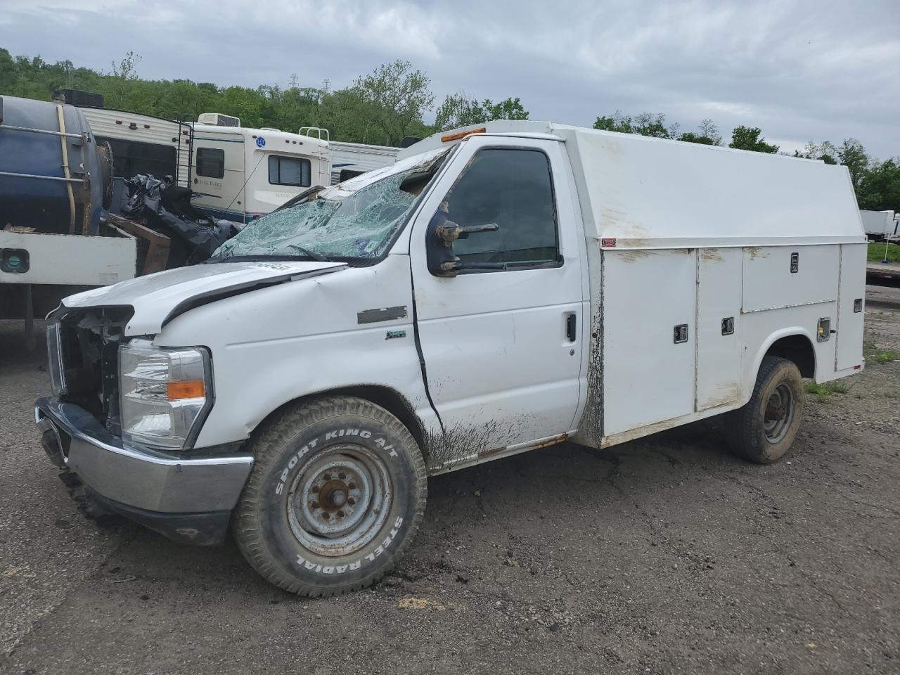 2014 FORD ECONOLINE E350 SUPER DUTY CUTAWAY VAN