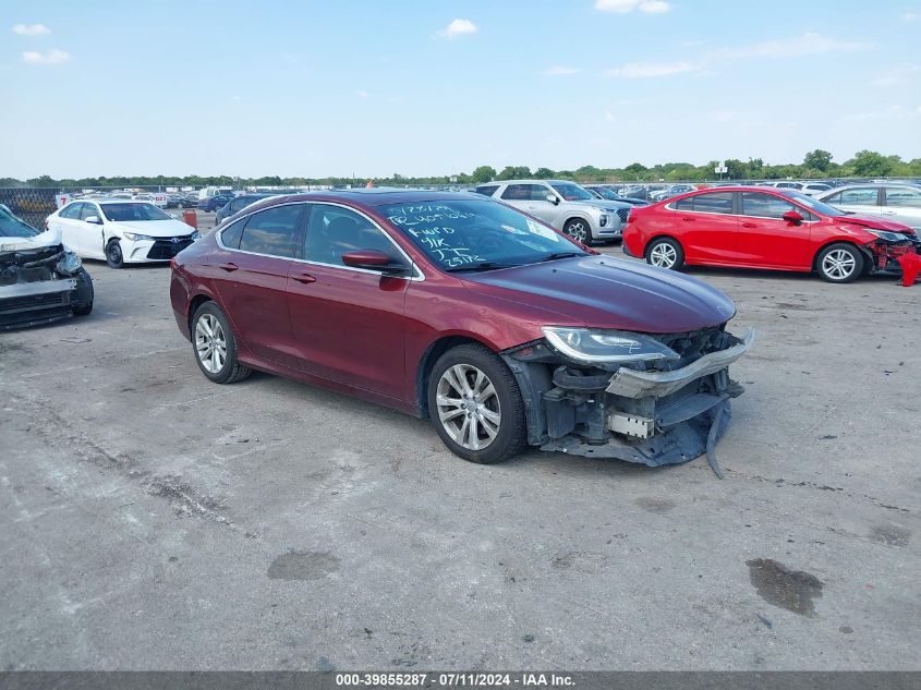 2016 CHRYSLER 200 LIMITED