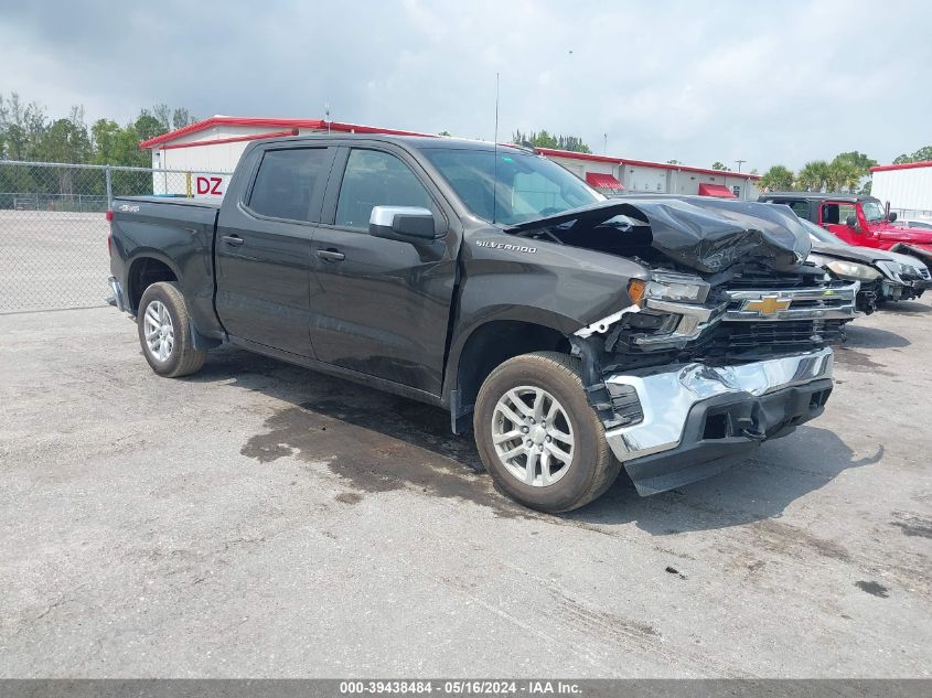 2021 CHEVROLET SILVERADO 1500 4WD  SHORT BED LT WITH 2FL