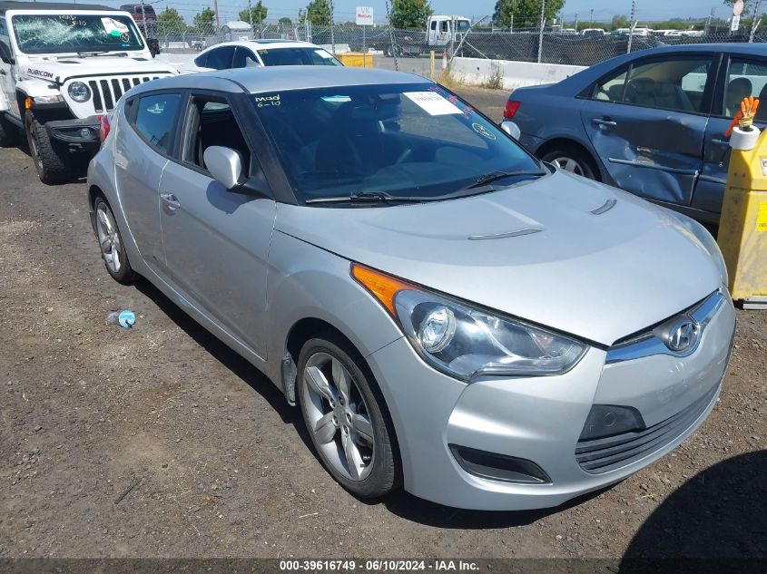 2013 HYUNDAI VELOSTER BASE W/BLACK