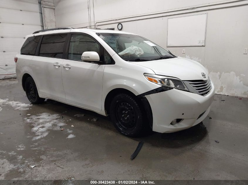 2015 TOYOTA SIENNA LIMITED PREMIUM 7 PASSENGER