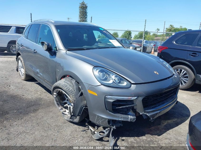 2016 PORSCHE CAYENNE DIESEL