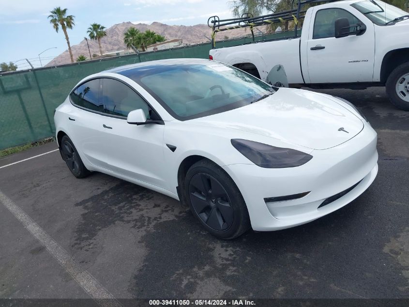 2023 TESLA MODEL 3 REAR-WHEEL DRIVE