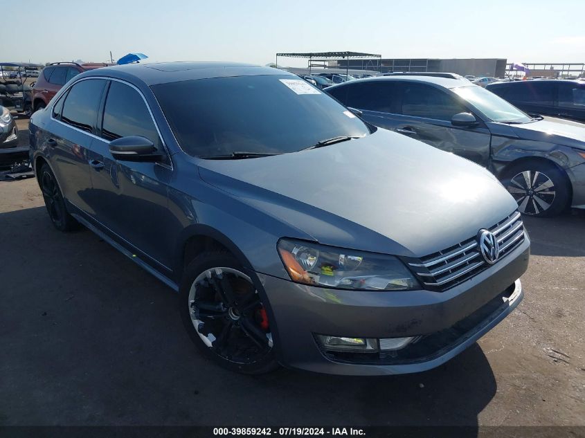 2013 VOLKSWAGEN PASSAT 2.0L TDI SEL PREMIUM