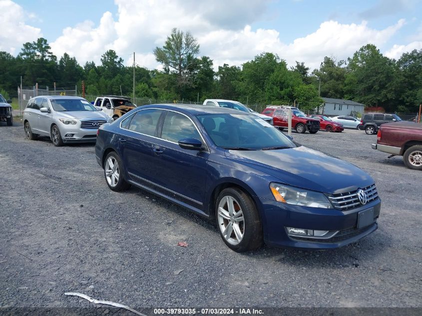 2012 VOLKSWAGEN PASSAT 2.0L TDI SEL PREMIUM