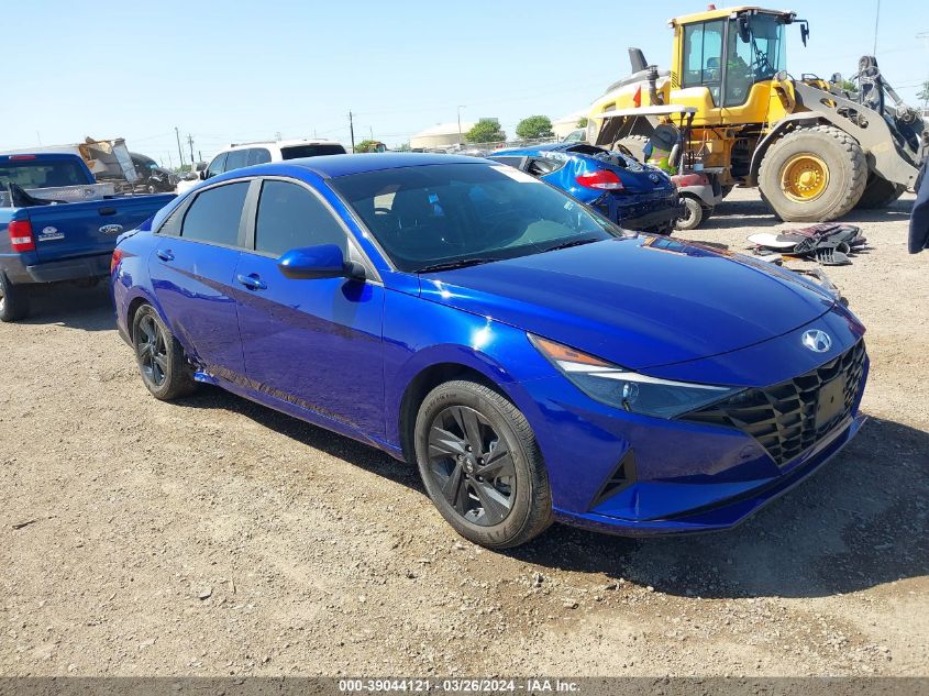 2023 HYUNDAI ELANTRA HYBRID BLUE