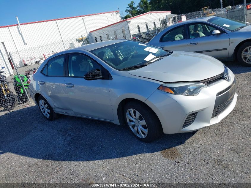 2016 TOYOTA COROLLA LE