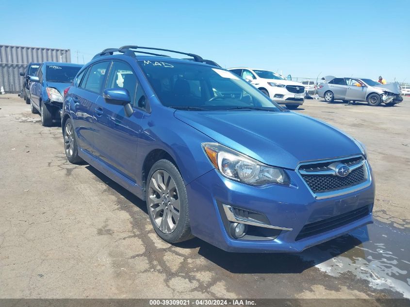 2015 SUBARU IMPREZA 2.0I SPORT PREMIUM