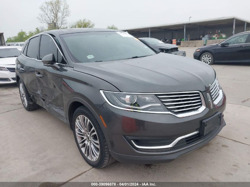 2017 LINCOLN MKX RESERVE